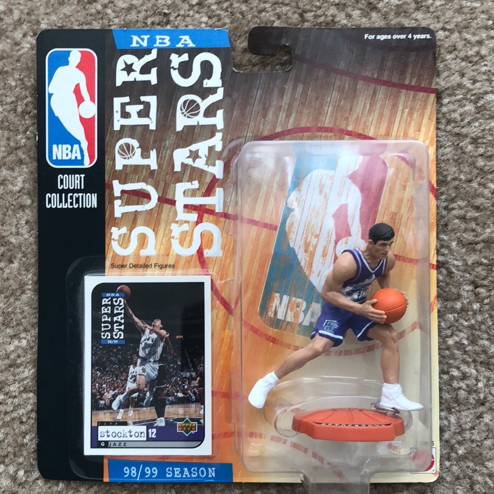 1998 NBA Super Stars Utah Jazz John Stockton